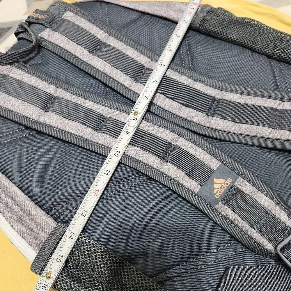 Adidas Excel 6 Backpack Gray Rose Gold Color Laptop Storage Comfortable Straps